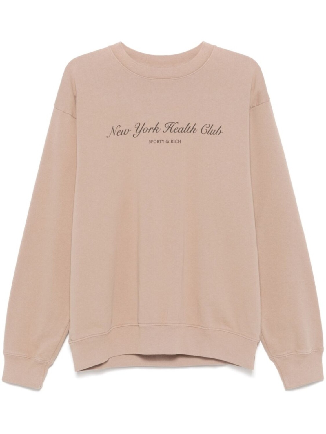 

Толстовка NY Health Club Sporty & Rich, нейтральный цвет