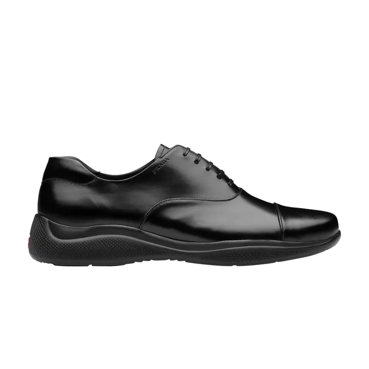 

Кроссовки Prada Lace-Up Oxford Sneaker 'Black', черный