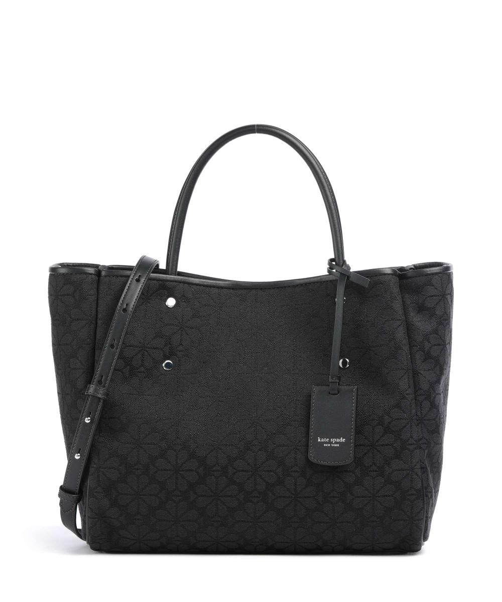 

Сумка-Холст с жаккардовым узором и узором «пика» Kate Spade New York, черный