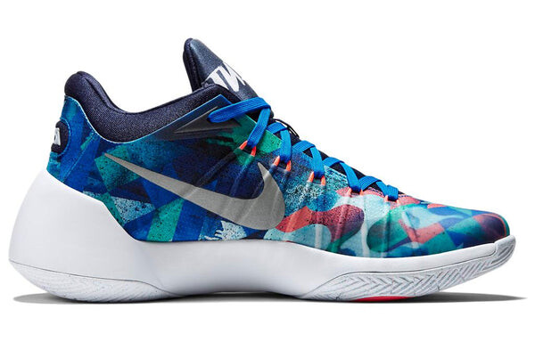 Кроссовки hyperdunk 2015 низкие Nike, синий — фото 2