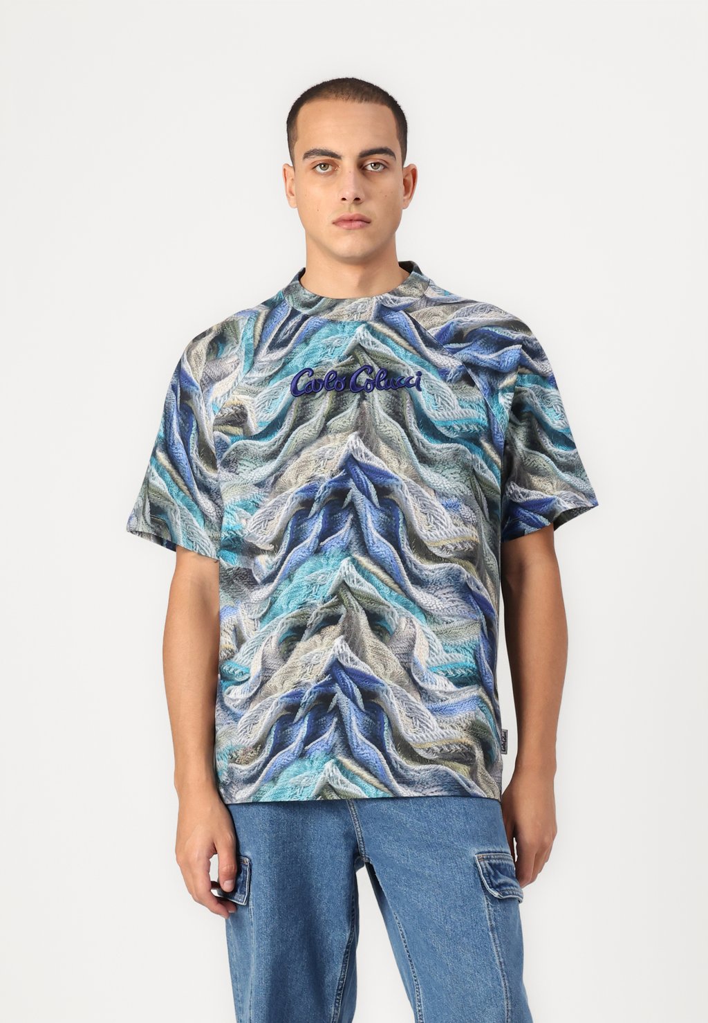 

Футболка с принтом UNISEX Carlo Colucci, зеленый
