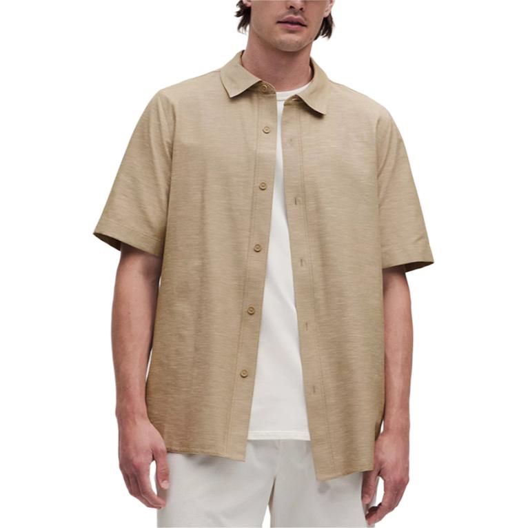 

Мужская рубашка Lululemon, коричневый