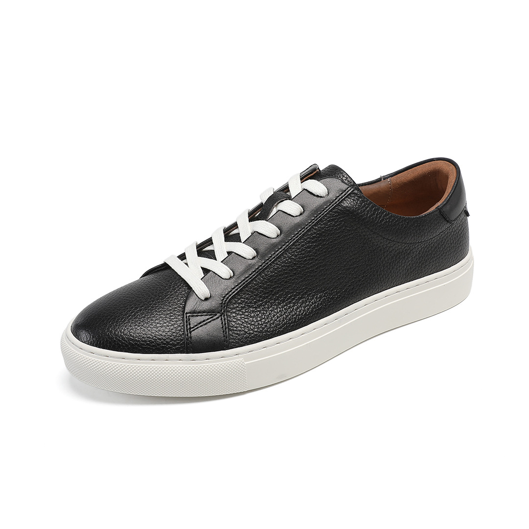 

Износостойкие дышащие низкие мужские кроссовки для скейтбординга Devanro, Black