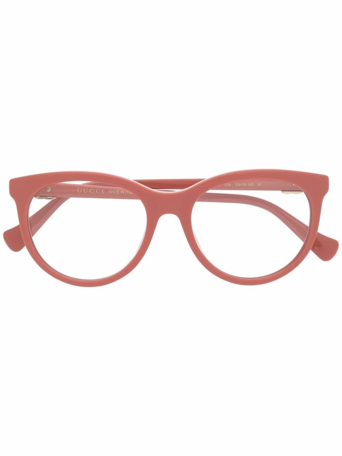 

Gucci Eyewear очки в оправе 'кошачий глаз' с логотипом GG, розовый