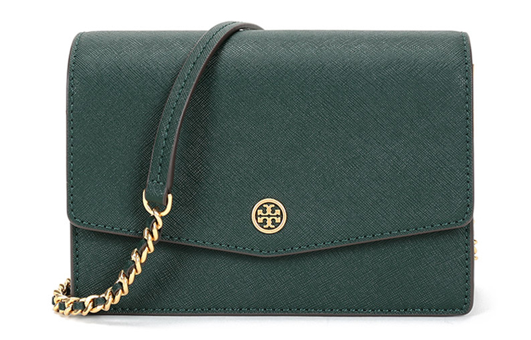 

Robinson Leather Portable Crossbody Bag, Shoulder Bag Women's Dark Green TORY BURCH