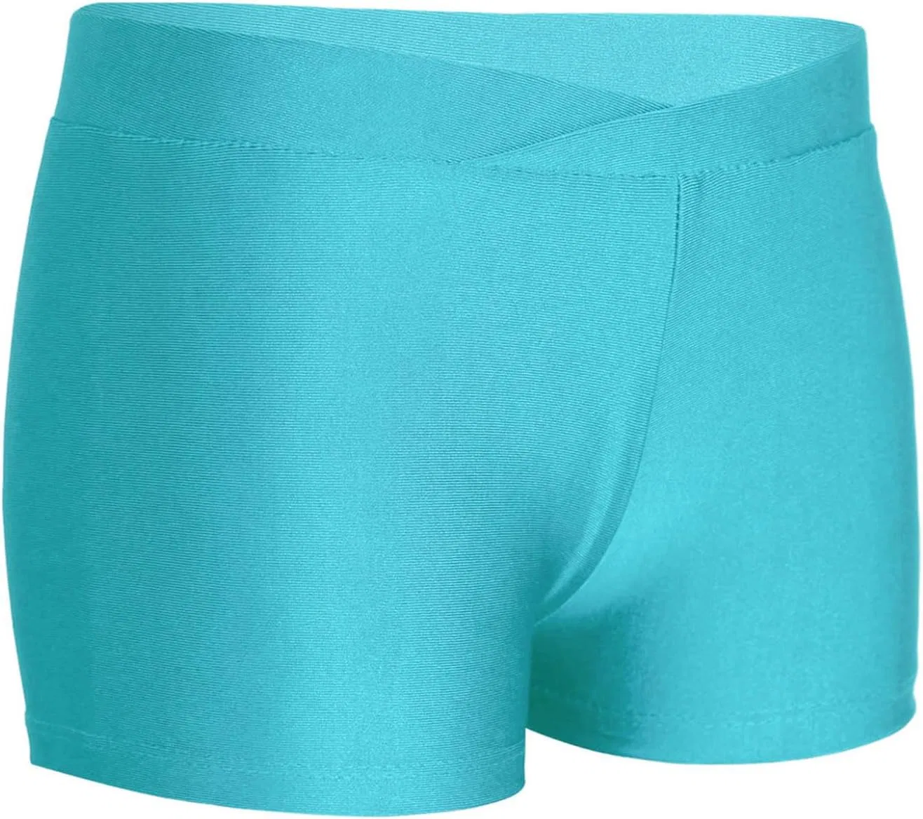 Детские шорты для танцев и гимнастики, Loodgao, Blue Green — фото 2