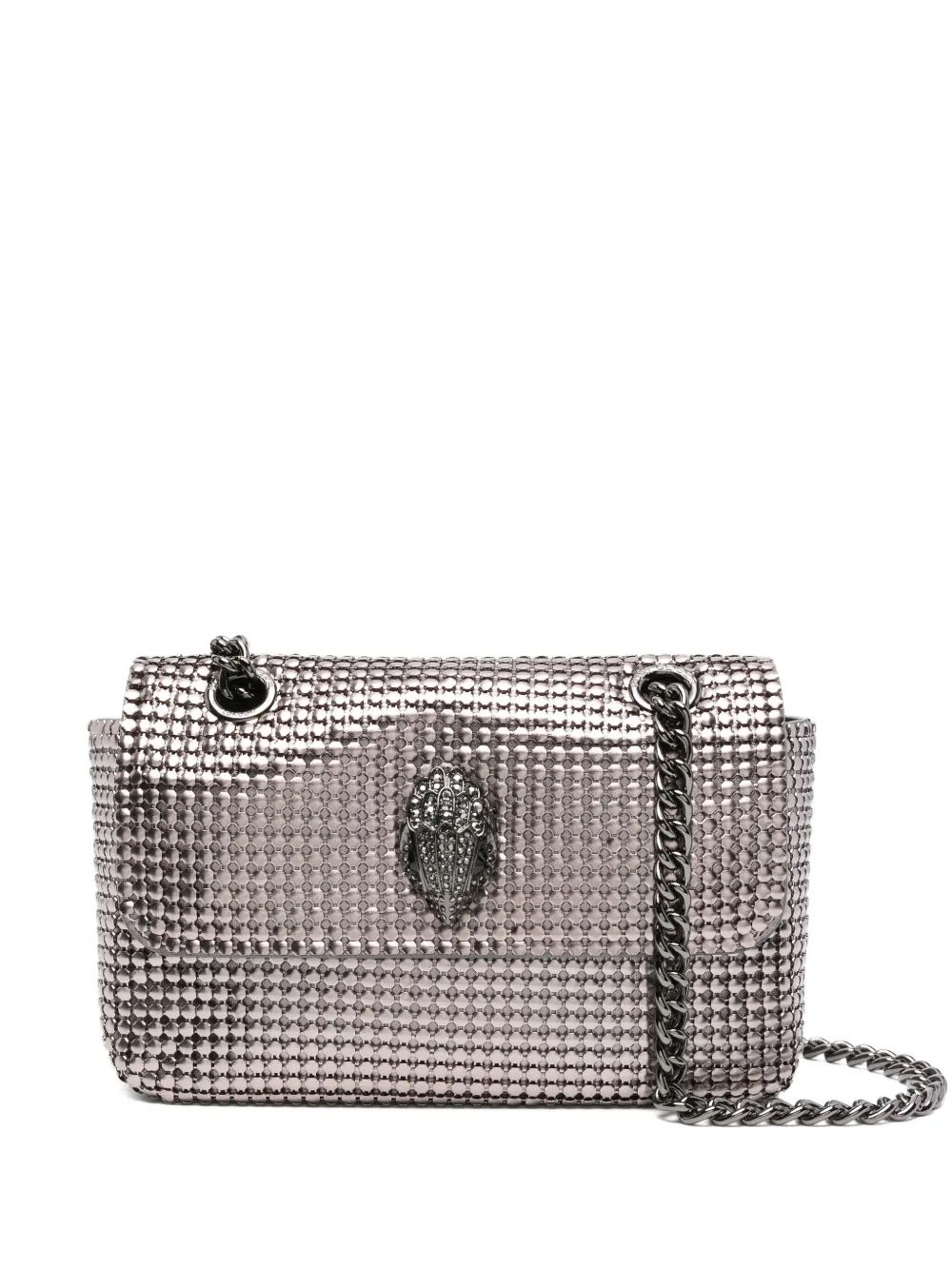 

Сумка через плечо Kensington Chainmail с заклепками Kurt Geiger London, серый