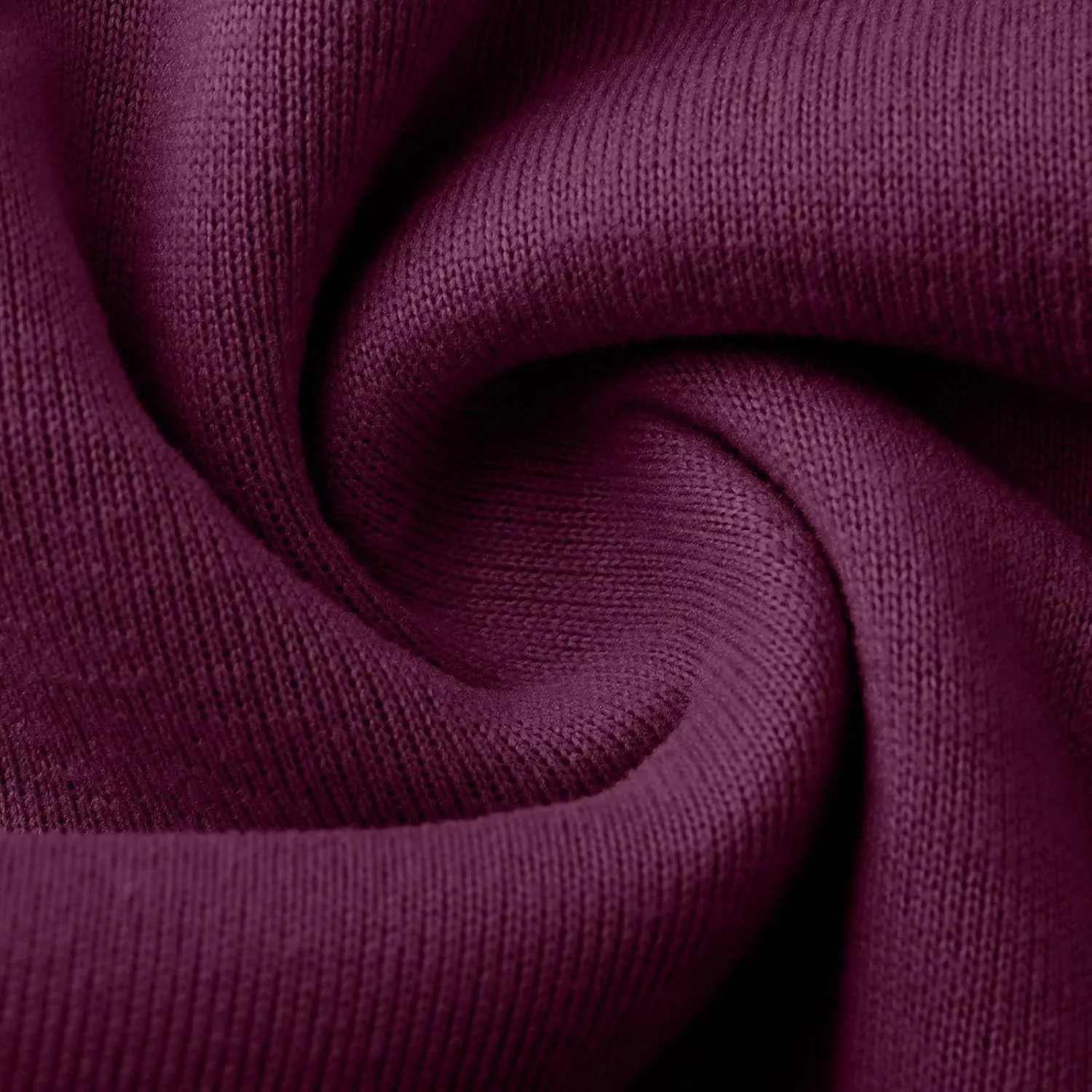 Женское длинное платье-худи с рукавами, плюс сайз, флисовый пуловер, повседневное, с разрезами по бокам и карманом Generic, Wine#1 — фото 2