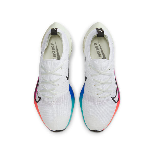 Кроссовки air zoom turbo flyknit Nike, белый — фото 4