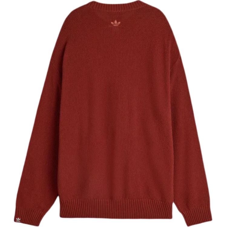 Свитер Song For The Mute ADI006 в полоску с пуговицами Adidas Originals, красный — фото 3