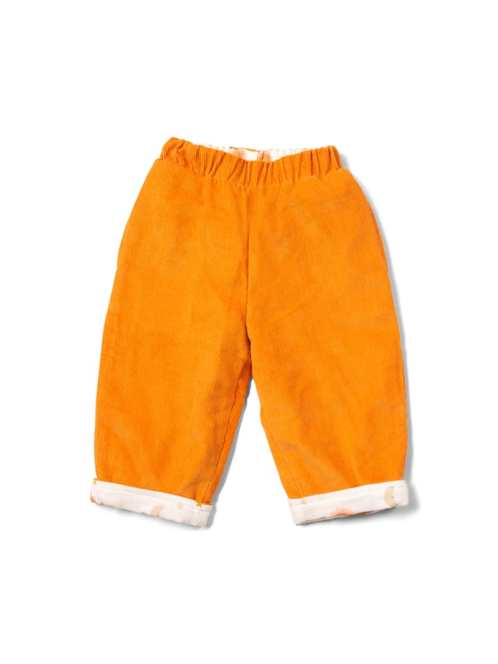 

Little Green Radicals Двусторонние брюки из органического материала золотистого цвета