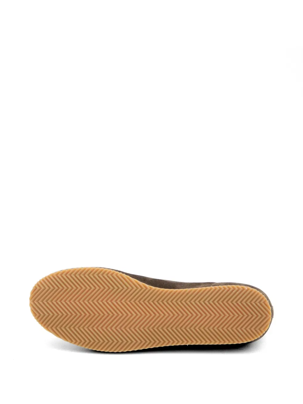 Замшевые кроссовки для вождения Common Projects, коричневый — фото 4