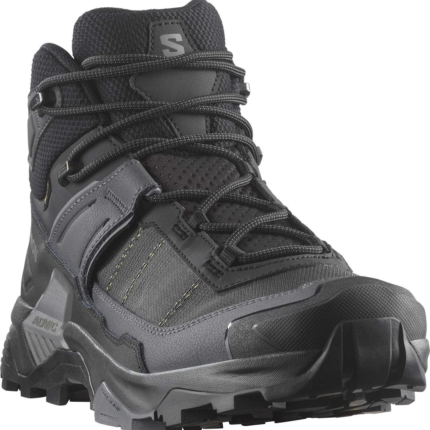 Мужские походные ботинки X Ultra 5 Mid GORE-TEX Salomon, Black/Asphalt/Castlerock — фото 3