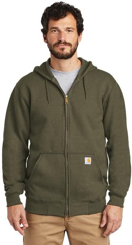 

Carhartt мужская толстовка Midweight Full-Zip свободного кроя, Moss