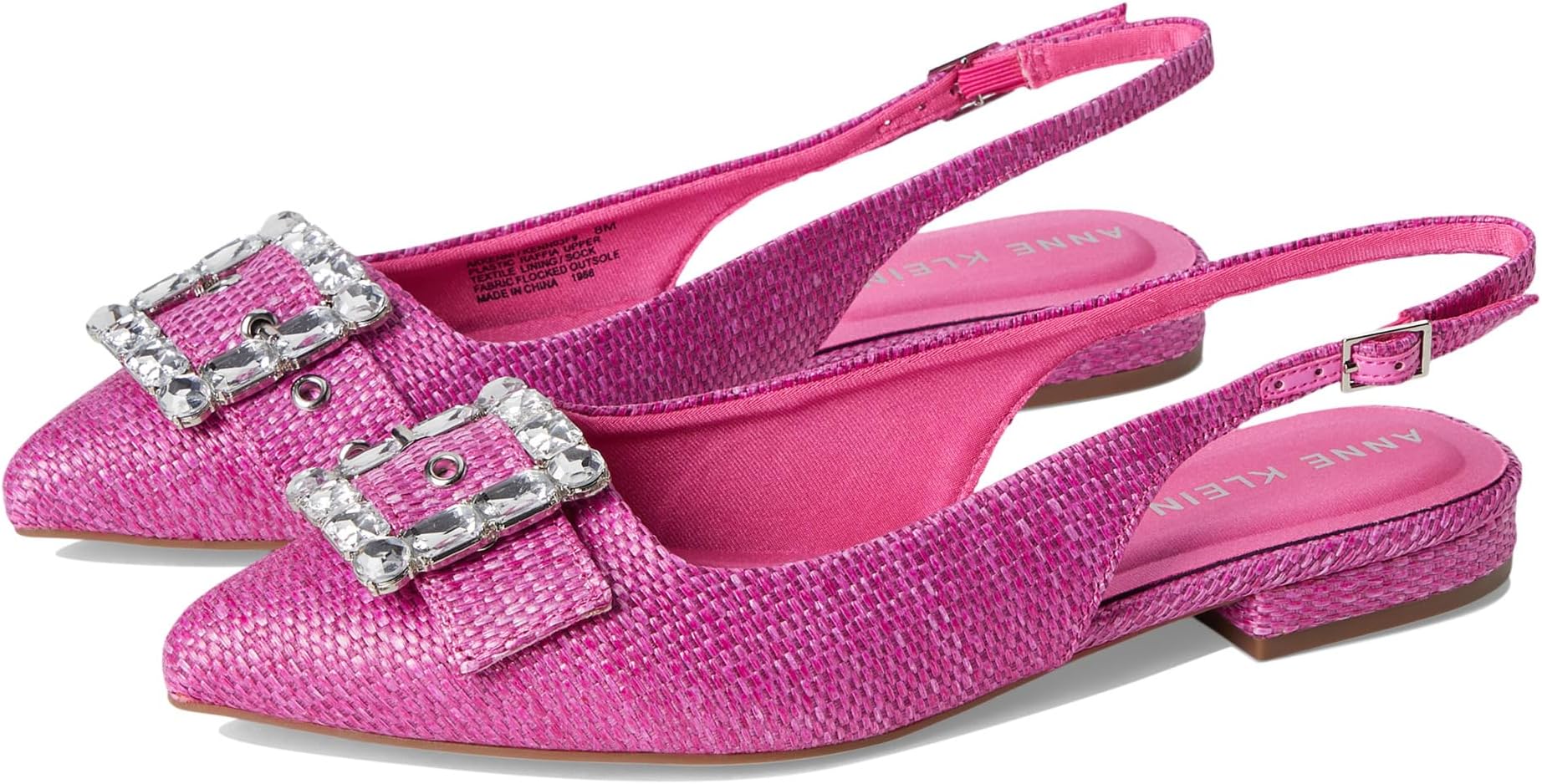 Балетки Anne Klein Kenni, цвет Pink Raffia