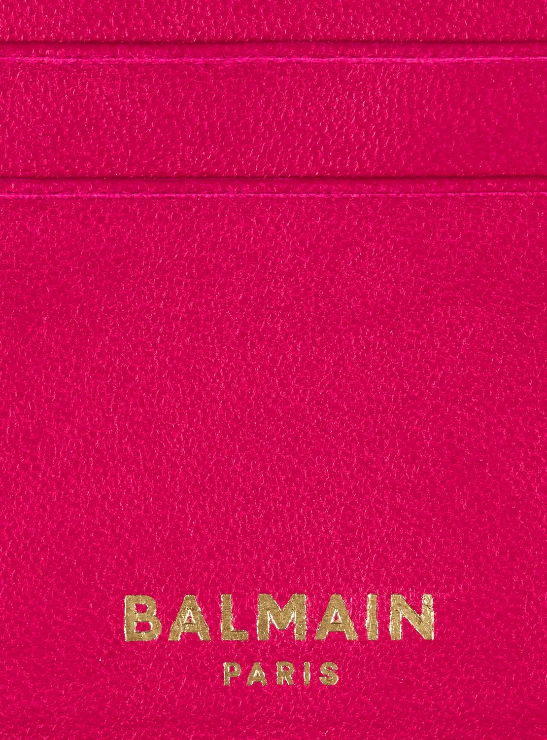 Кардхолдер Pulse из ягнячьей кожи Balmain, розовый — фото 2