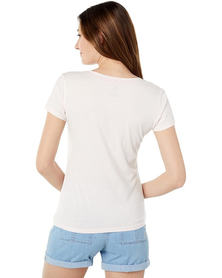 

Футболка U.S. POLO ASSN. 1890 Logo V-Neck Tee, цвет Classic Pink