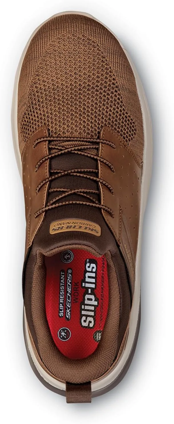 Мужские кроссовки Skechers с легким надеванием, коричневый — фото 3
