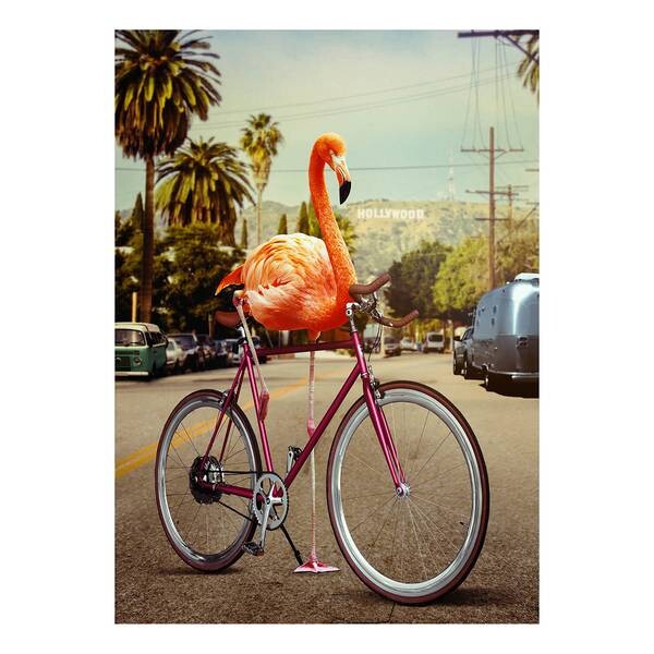 

Картина на холсте A.S. Création Flamingo Impossible, розовый