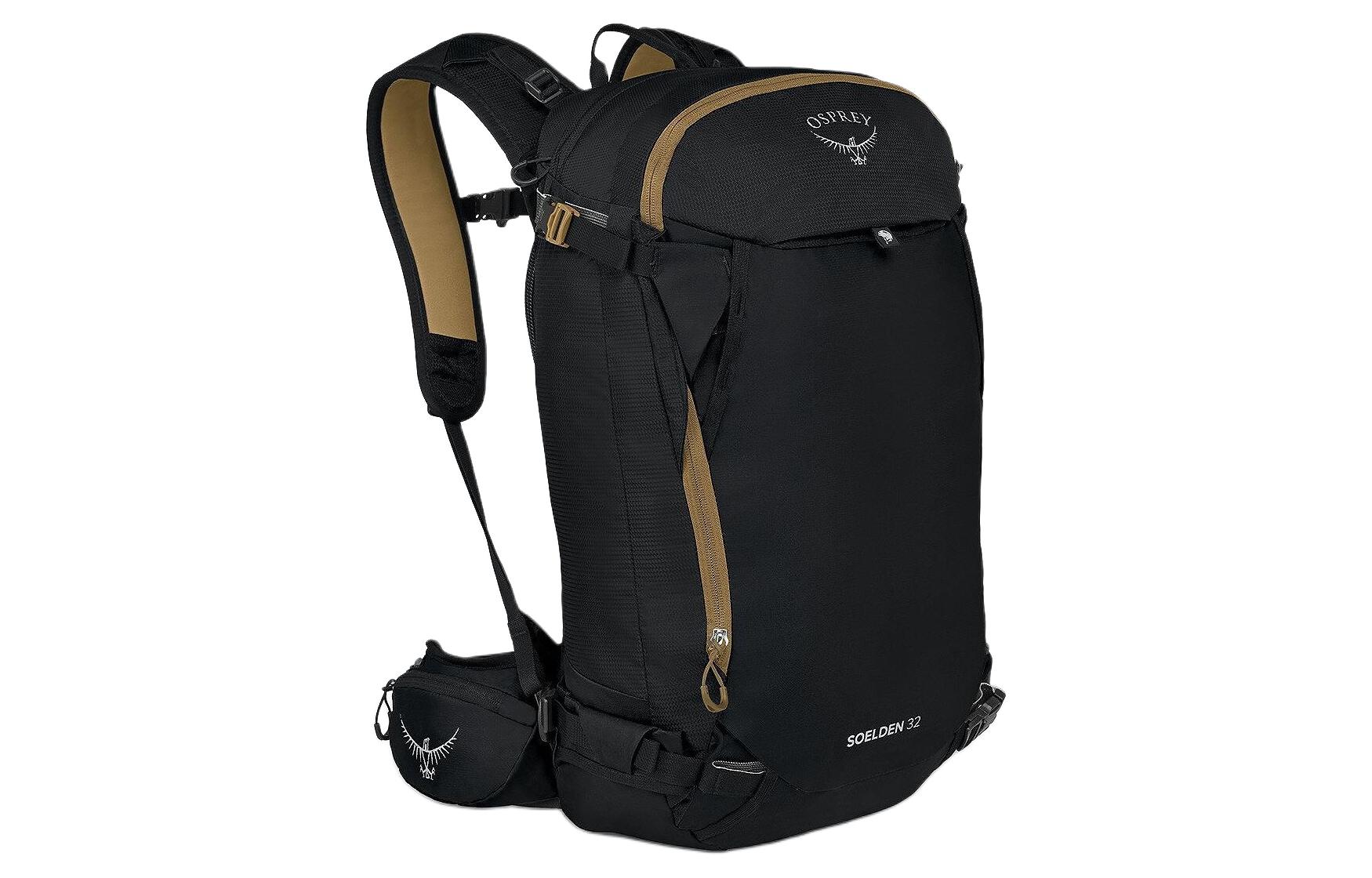 

OSPREY Нейлоновый походный рюкзак для активного отдыха унисекс черный, Black