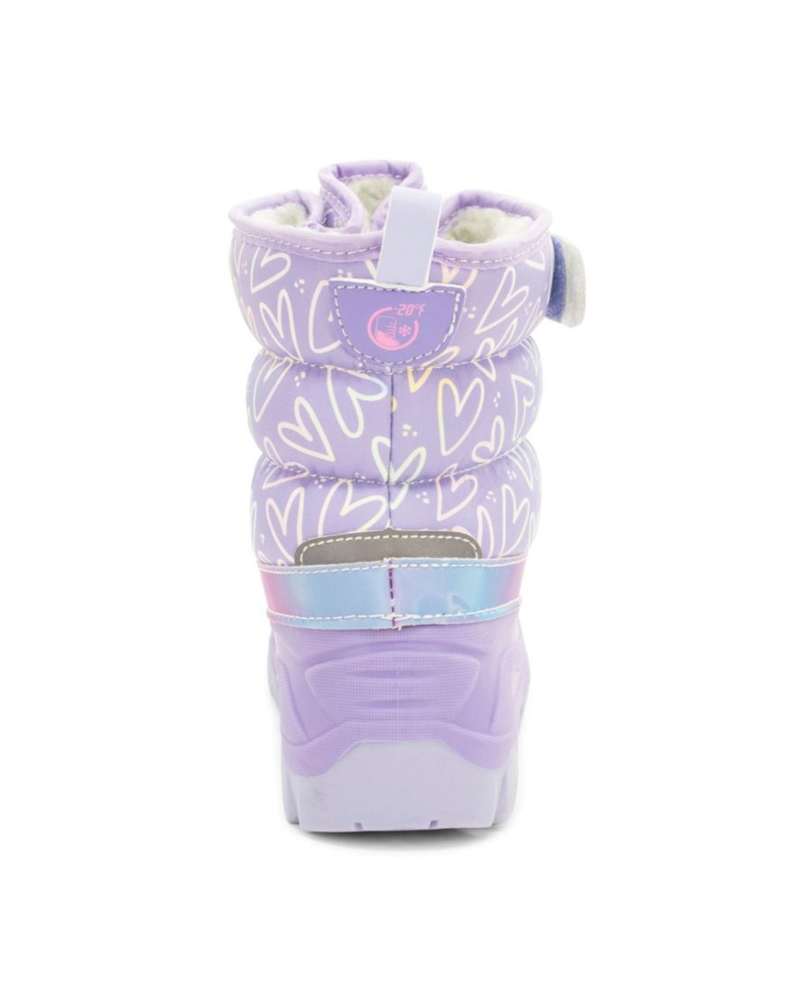 Детские зимние ботинки Ascend из искусственного меха Western Chief, Purple — фото 3