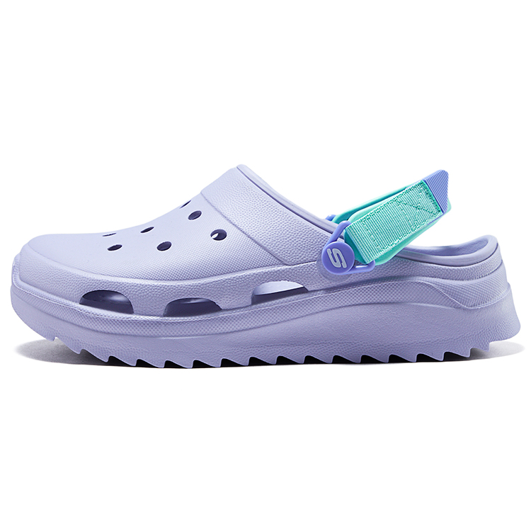 Монстр Бабблс Клогс Женские Пурпурные Skechers, Пурпурный+Подарок