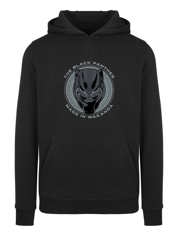 

Худи Marvel Black Panther, сделано в Ваканде, черного цвета F4NT4STIC