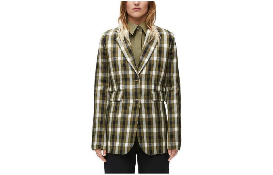 

Деловой костюм женский зеленый Loewe