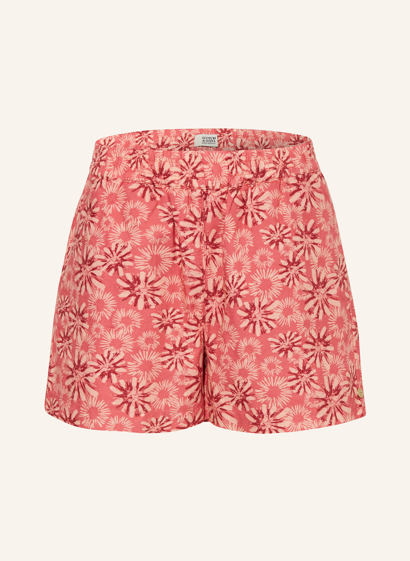 

Шорты с льном Scotch & Soda, мультиколор