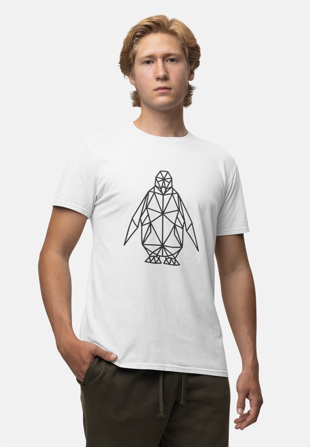 

Футболка с принтом EMPEROR PENGUIN LINEART Reverve Fashion, белый