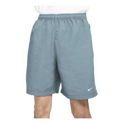 

Брюки solo swoosh shorts 'blue grey' Nike, синий