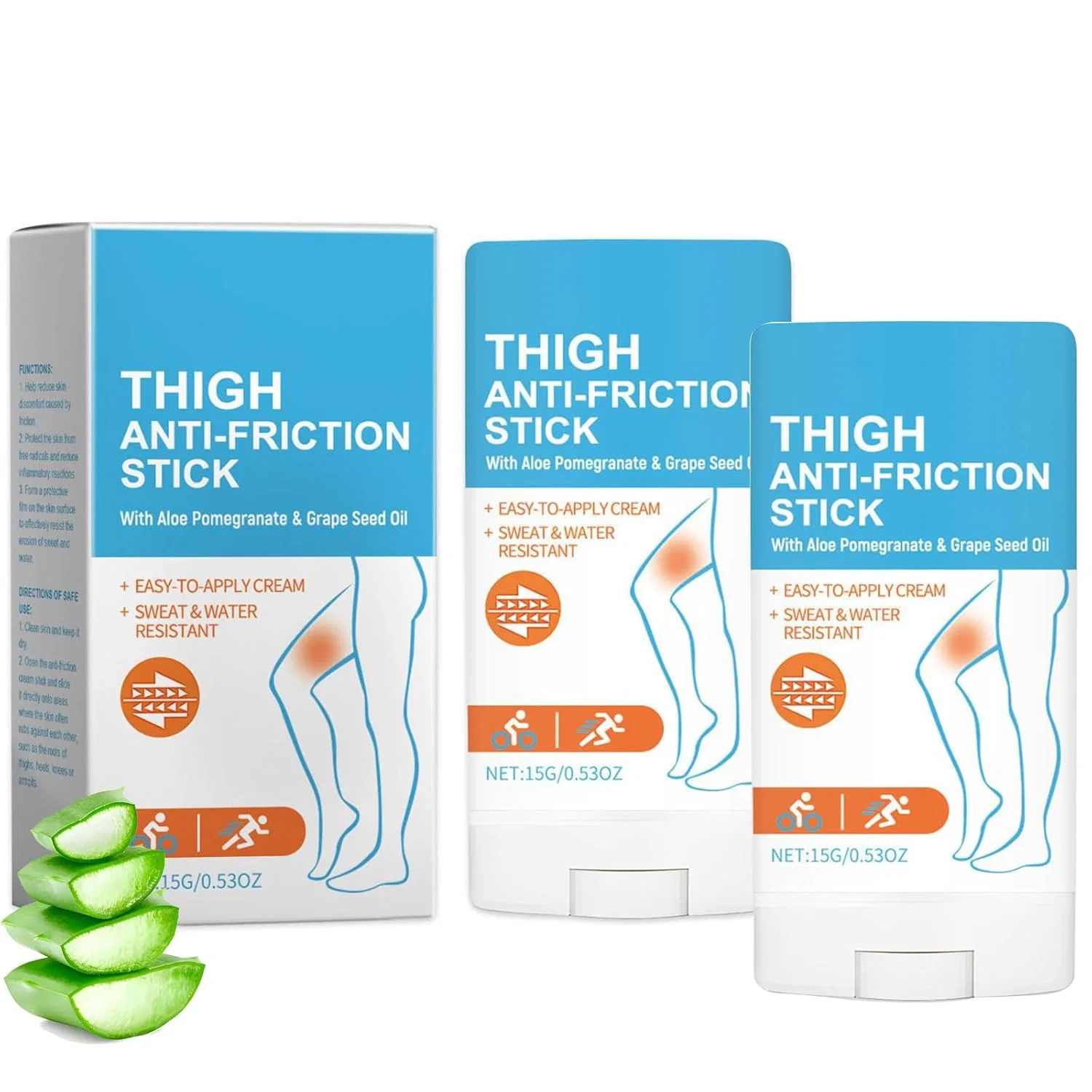 Стик Dermaunder против натирания Generic, 2 Pieces.