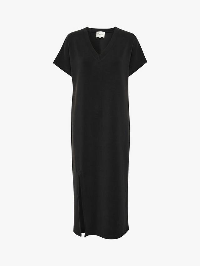

Макси-платье elle с коротким рукавом и v-образным вырезом MY ESSENTIAL WARDROBE, черный
