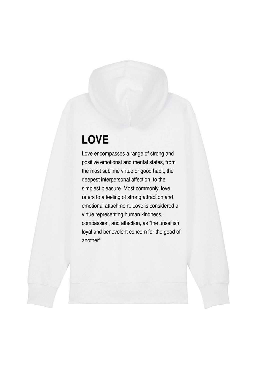 

Толстовка на молнии LOVE DEFINITION BACK PRINT Mira Paris, белый