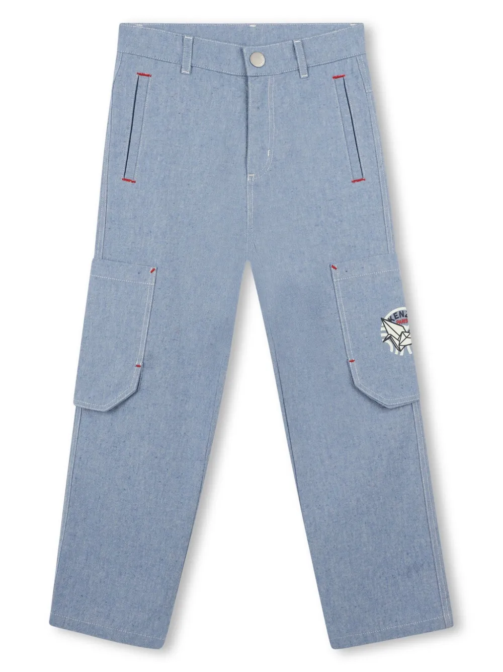 

Брюки с логотипом Kenzo Kids, синий