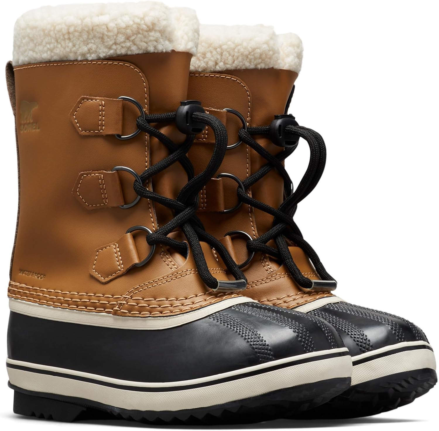 Детские зимние непромокаемые сапоги Sorel Yoot Pac из нейлона, Mesquite — фото 2