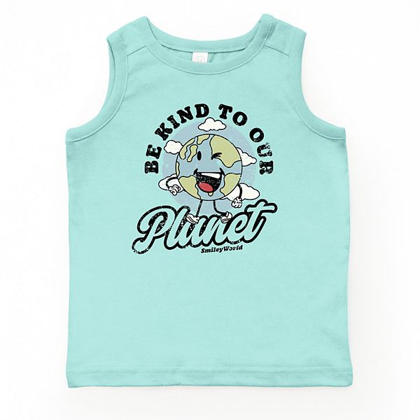 

Футболка Smileyworld be kind to our planet retro youth The Juniper Shop, Seafoam