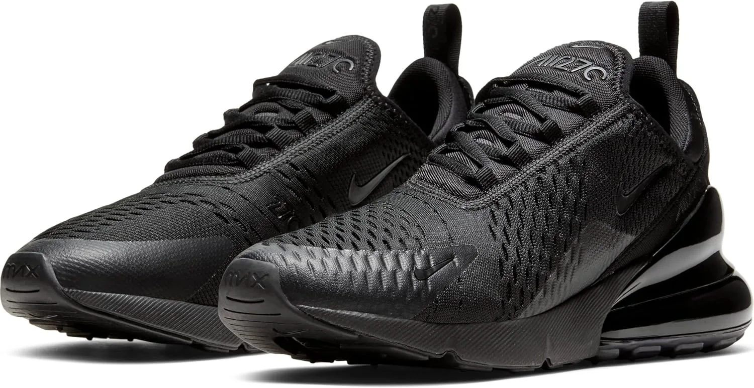 Мужские низкие кроссовки Nike Air Max 270, черный — фото 2