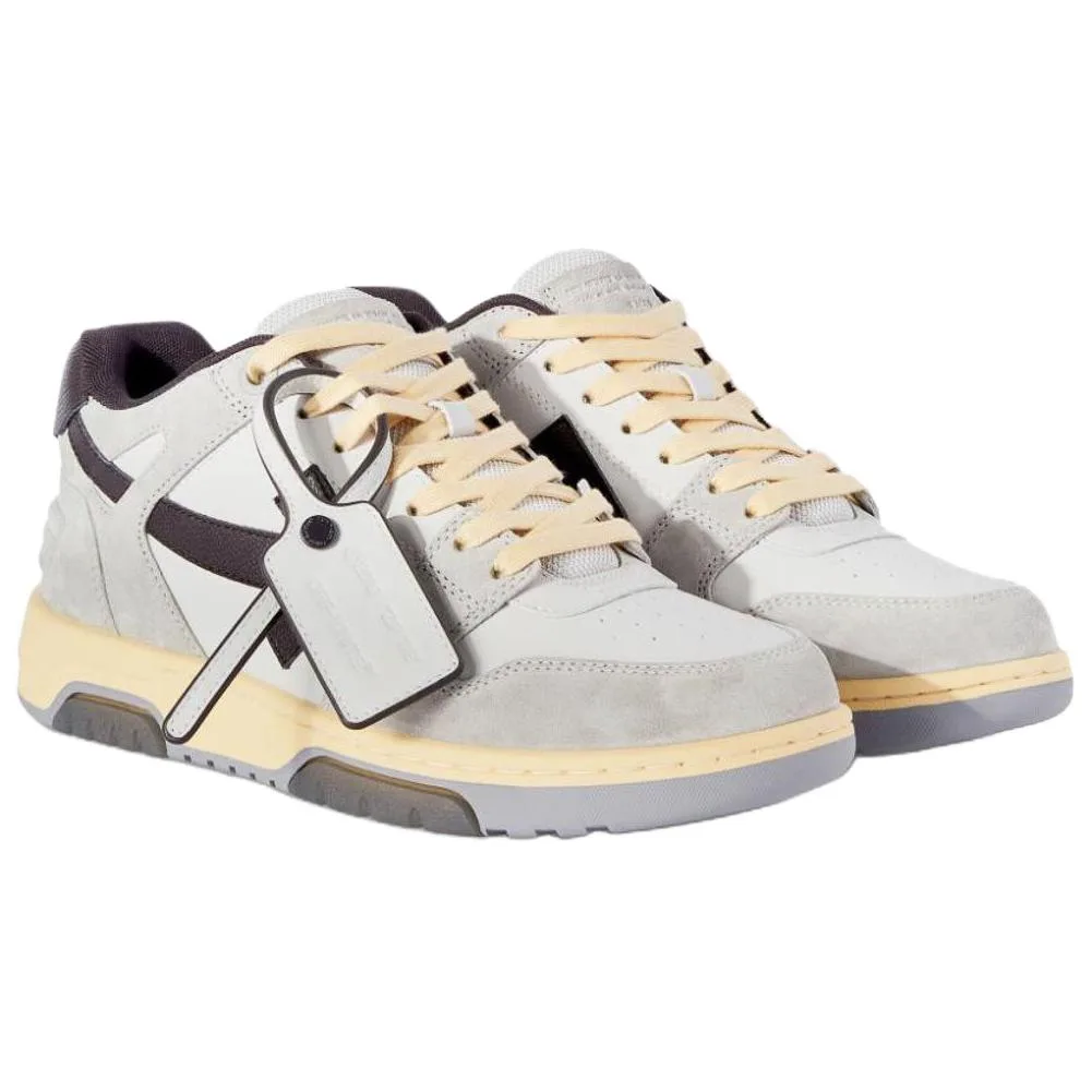 OFF-WHITE Кроссовки OFF WHITE Out Of Office Ooo Low Tops Light Grey Anthracite — фото 4