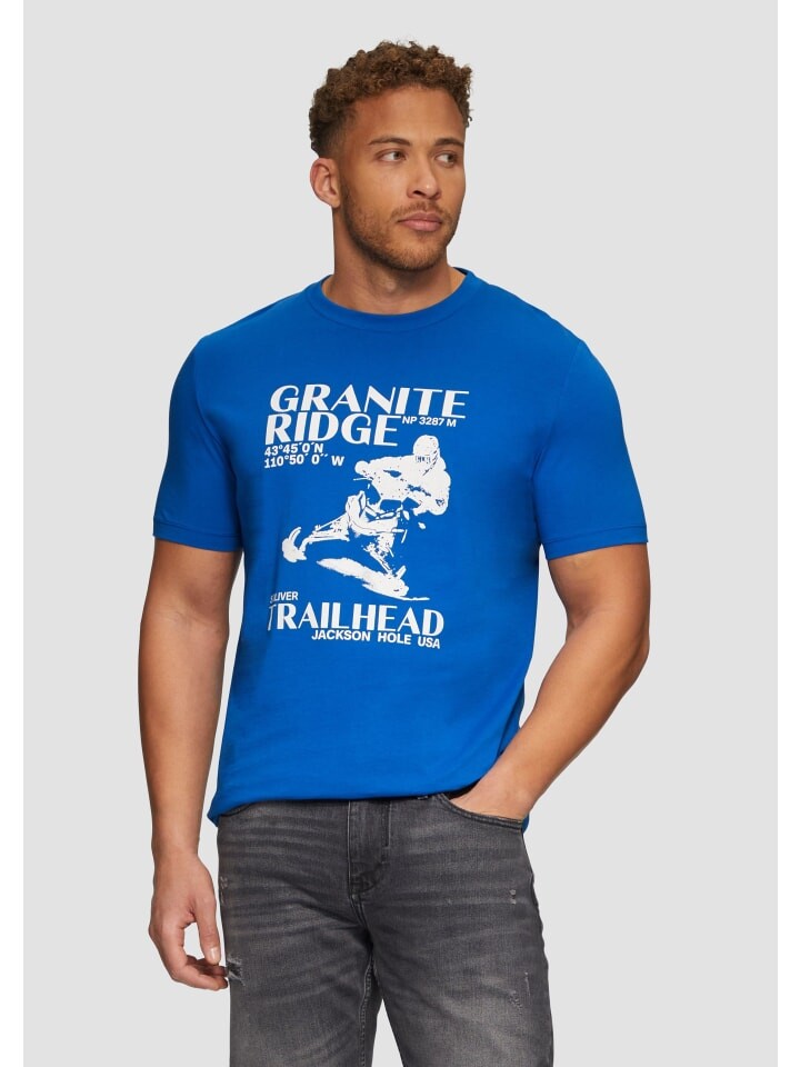 

Футболка s.Oliver T-Shirt kurzarm, синий