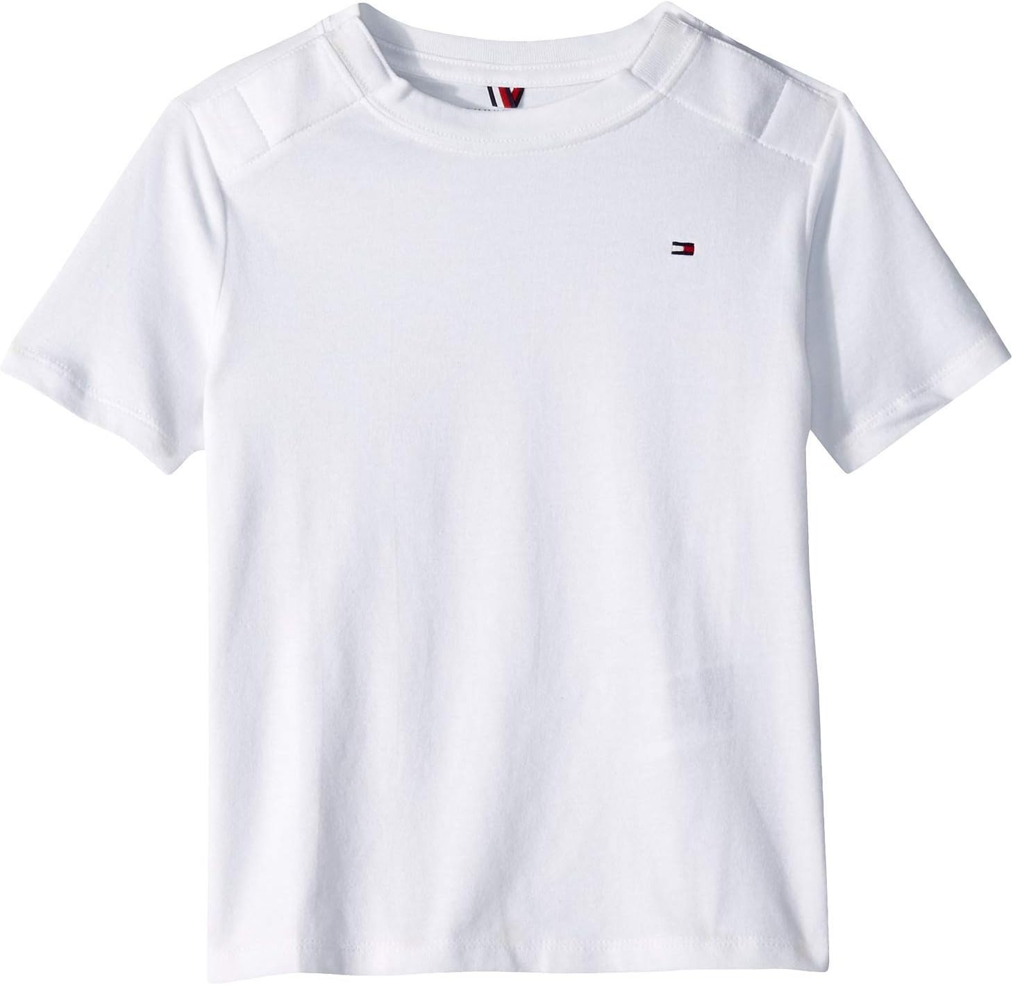 

Футболка Tommy Hilfiger Riley Fashion для мальчиков с короткими рукавами (для малышей/старших детей), Bright White, Белый, Футболка Tommy Hilfiger Riley Fashion для мальчиков с короткими рукавами (для малышей/старших детей), Bright White