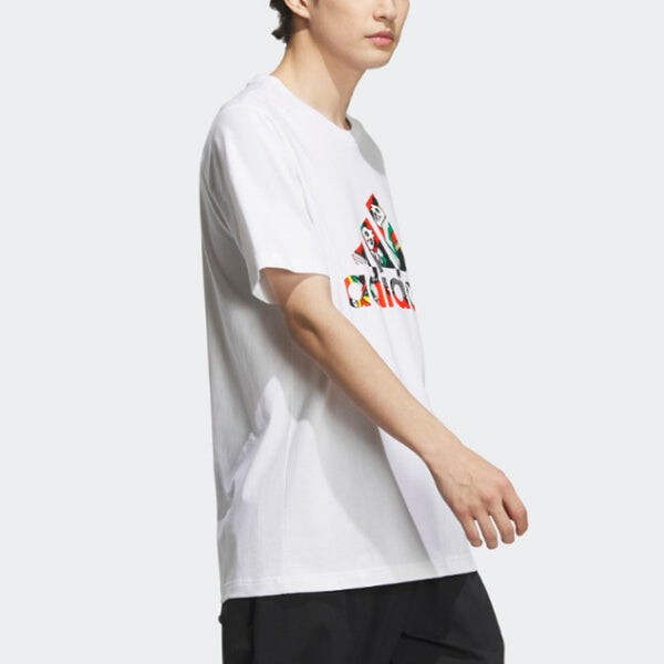 Футболка china bos Adidas, белый — фото 4