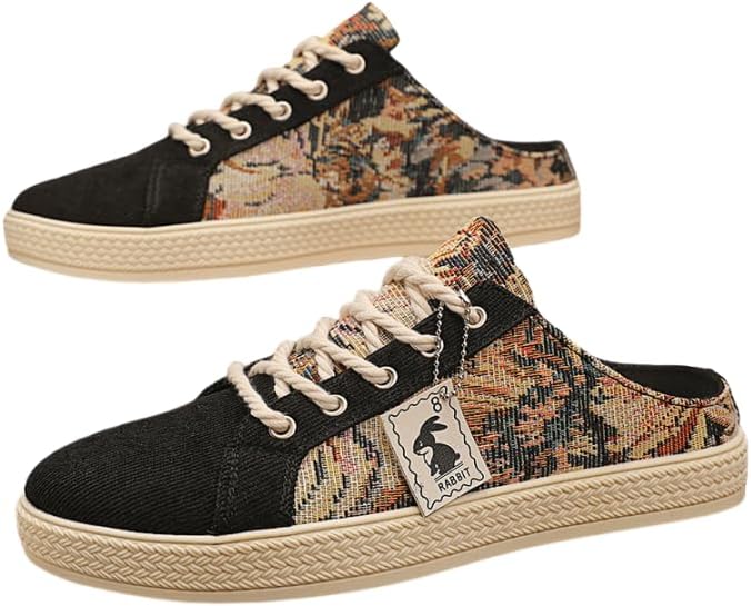 

Мужские модные кроссовки, комфортные тапочки с резиновой подошвой против скольжения, обувь для весны и лета, подходит для улицы и работы Hhhchpm, черный