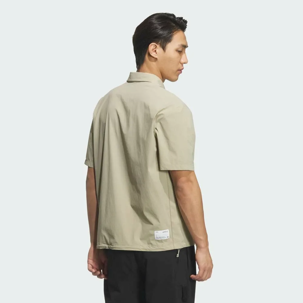 Поло Range Commuter Woven с коротким рукавом и свободным кроем Adidas, brown — фото 2