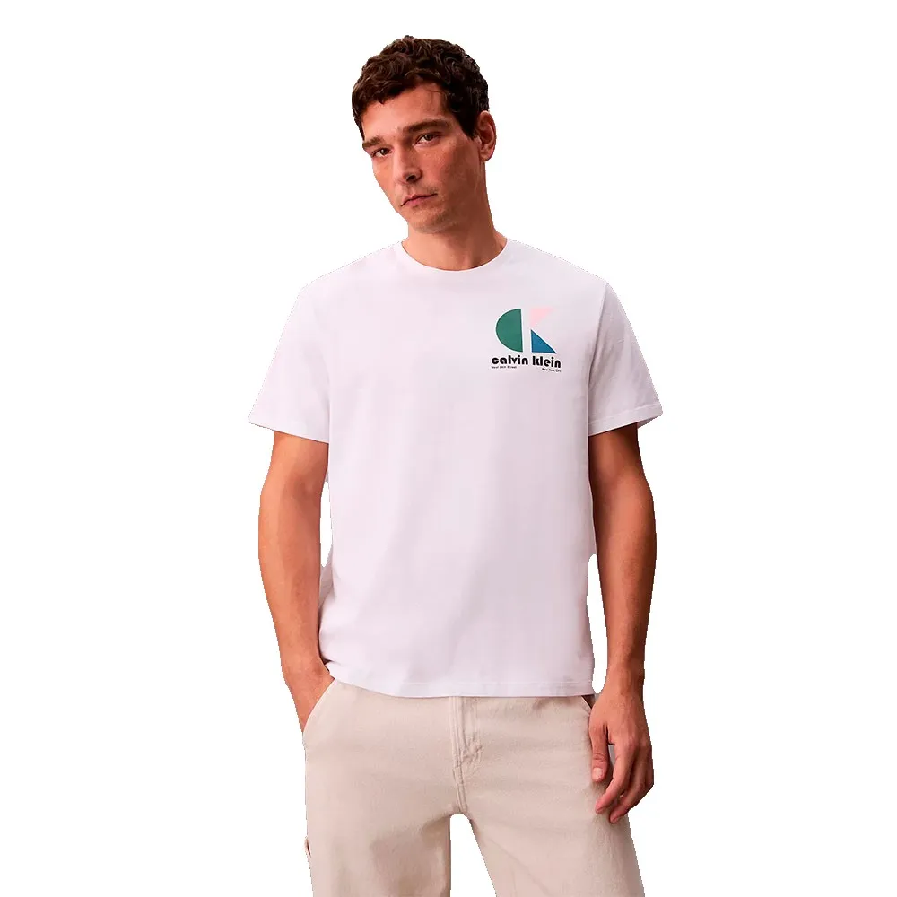 

Футболка с коротким рукавом Calvin Klein Jeans Graphic Group, белый