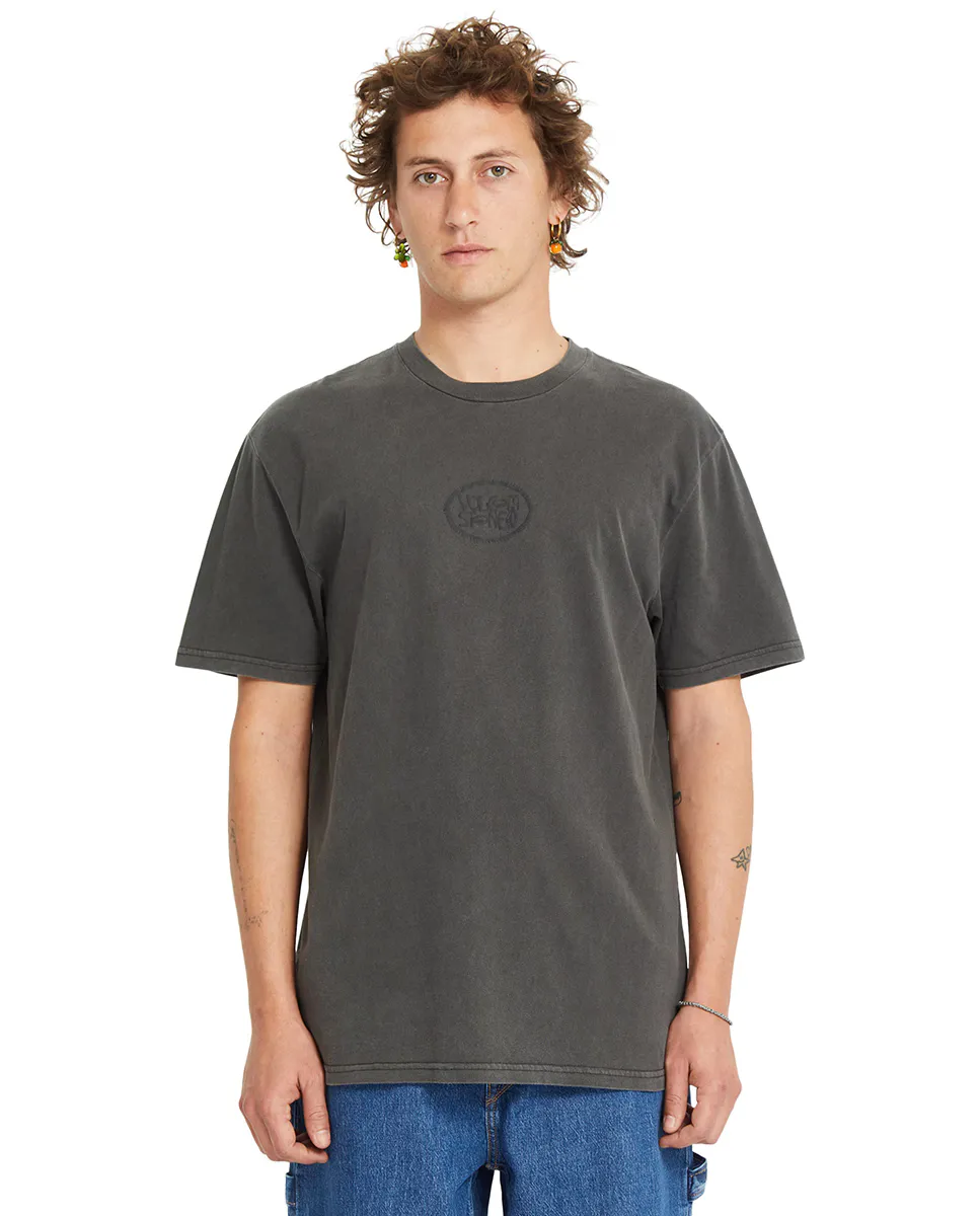 

Мужская футболка с короткими рукавами и круглым вырезом Volcom, чёрный