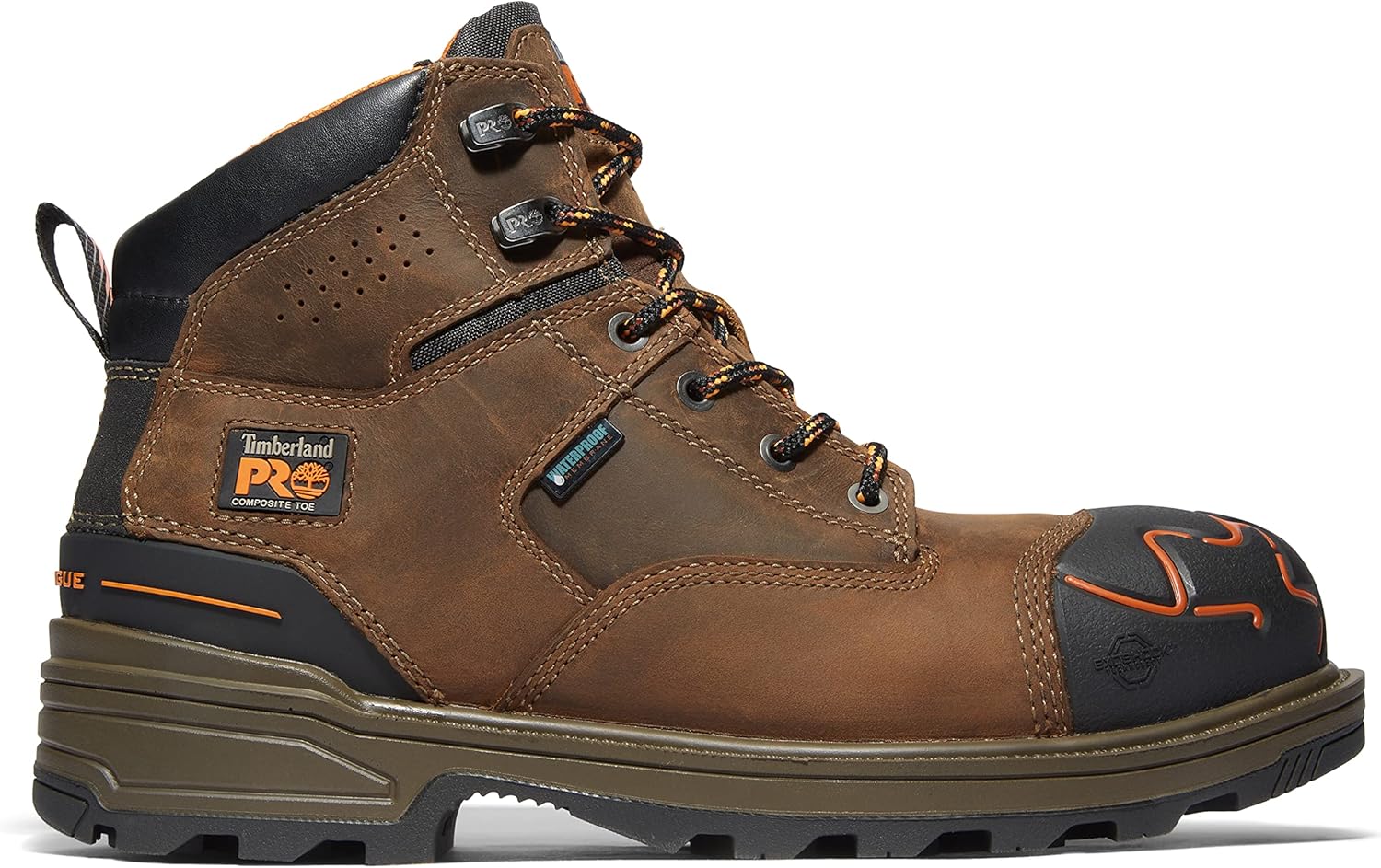 Ботинки Timberland PRO для мужчин, Magnitude 15 см CT WP, коричневый — фото 3