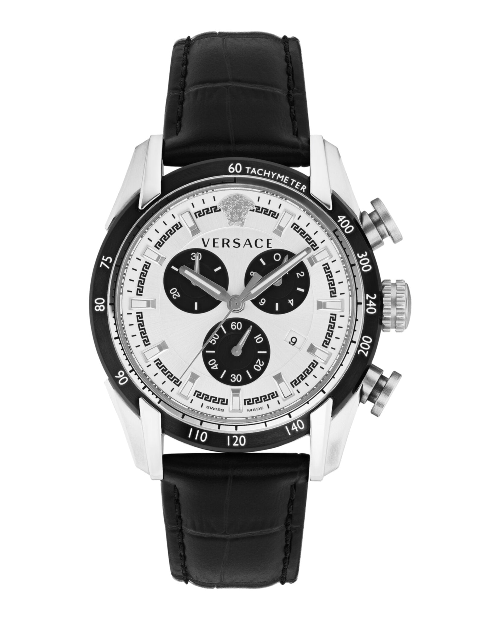 

Часы с ремешком V-Ray Versace, цвет black/stainless steel/silver