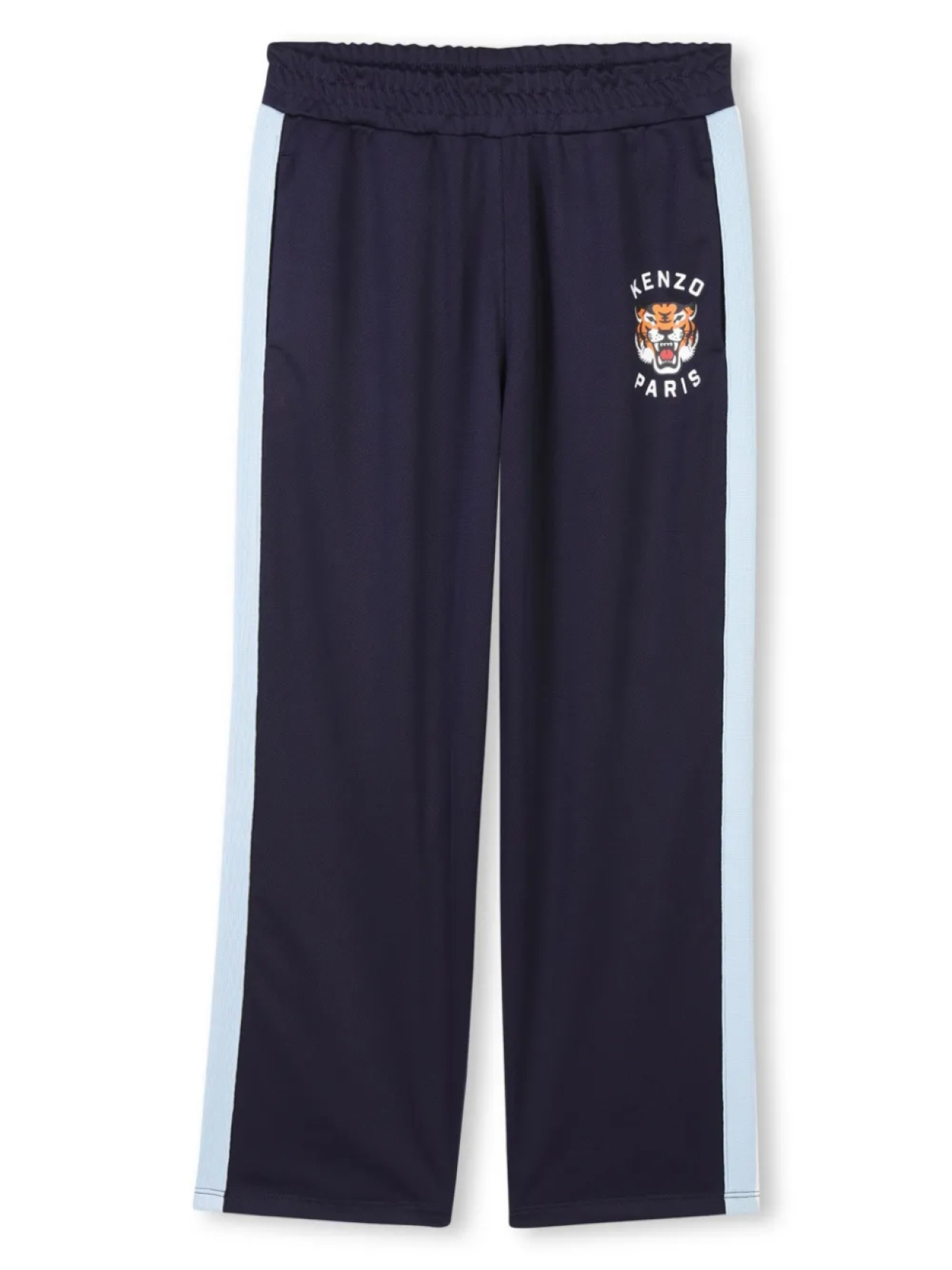 

Kenzo Kids спортивные брюки с принтом Tiger Head, синий
