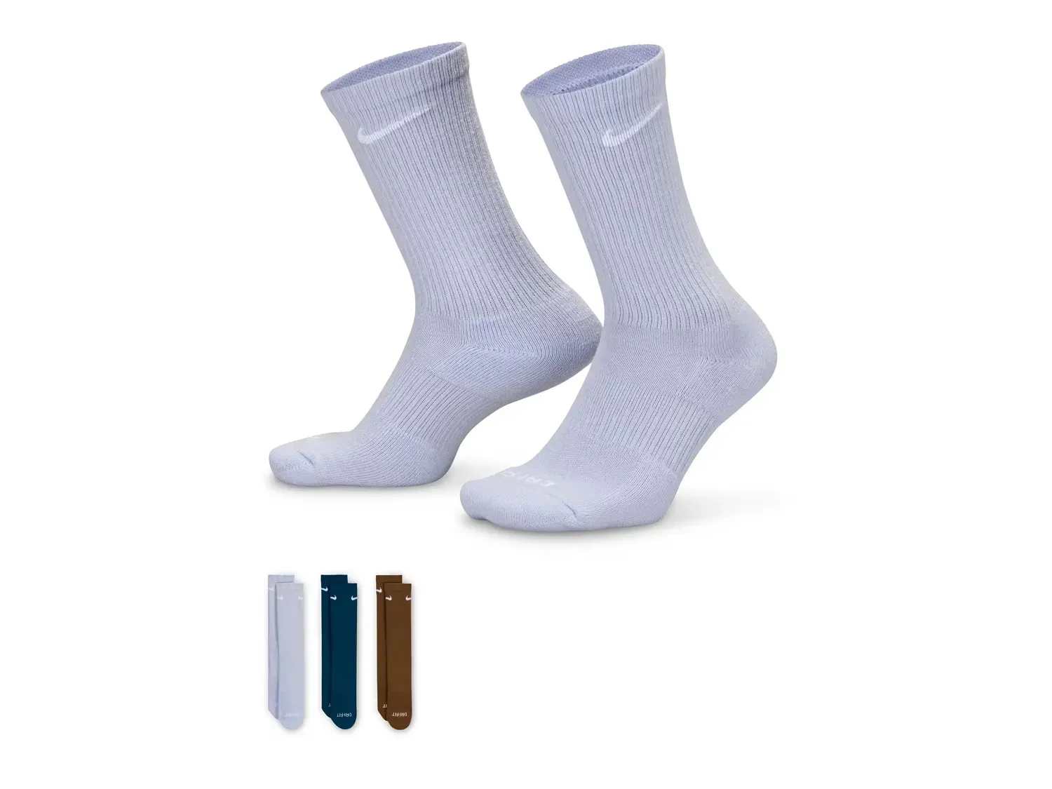 

Повседневные усиленные носки - набор из 3 пар Nike, Grey/Brown/Navy